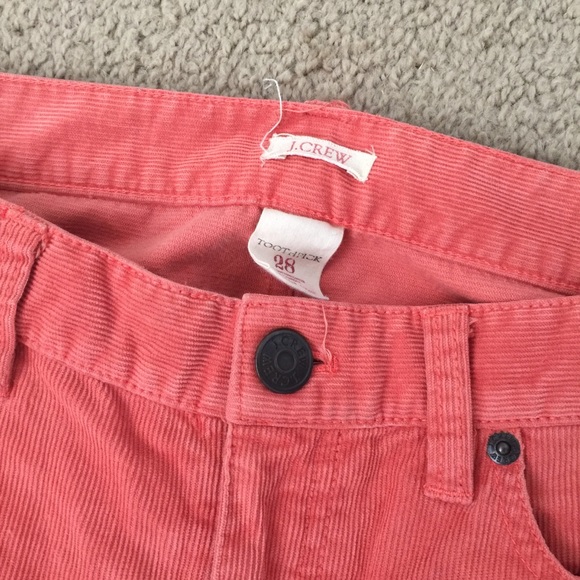 J Crew pink cord skinny ankle crop pant 28 - Picture 4 of 6